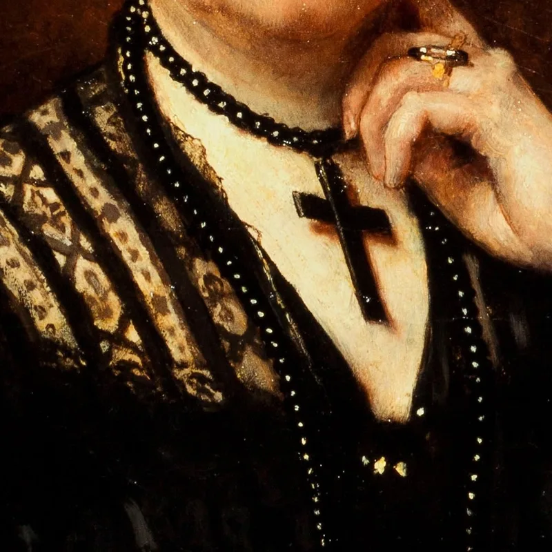 Portrait Of A Woman Léon Bonnat
