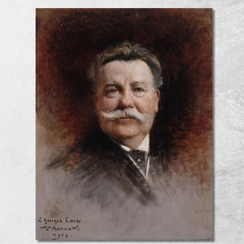 Retrato De George Caín Léon Bonnat cuadro en lienzo