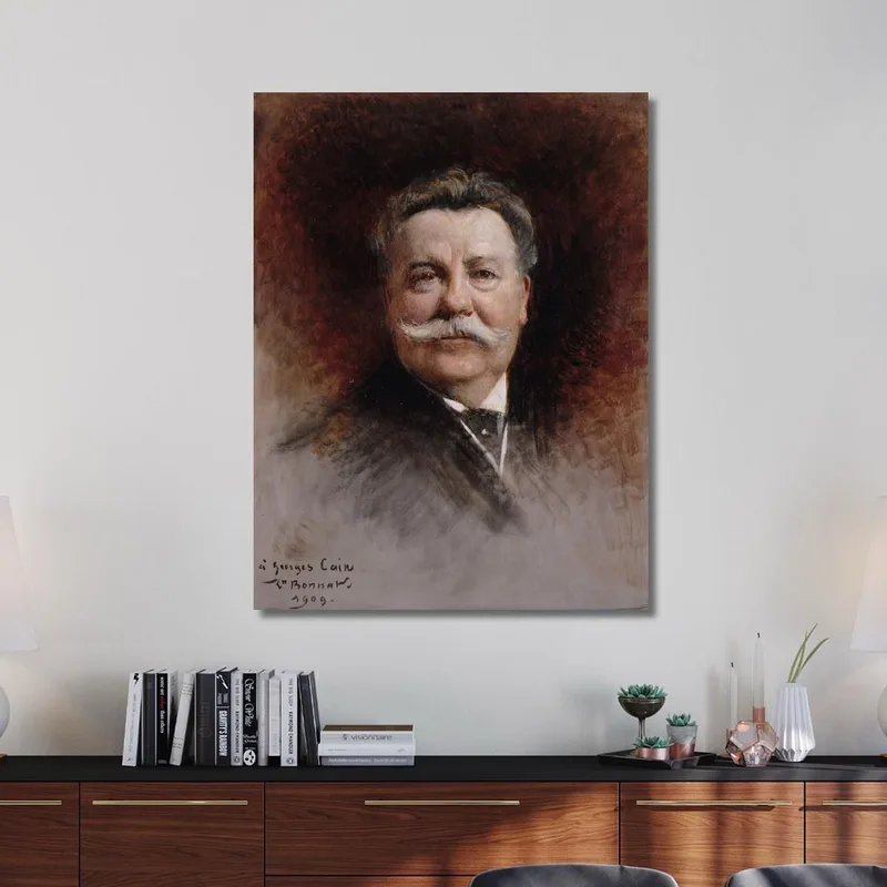Porträt Von George Cain Léon Bonnat