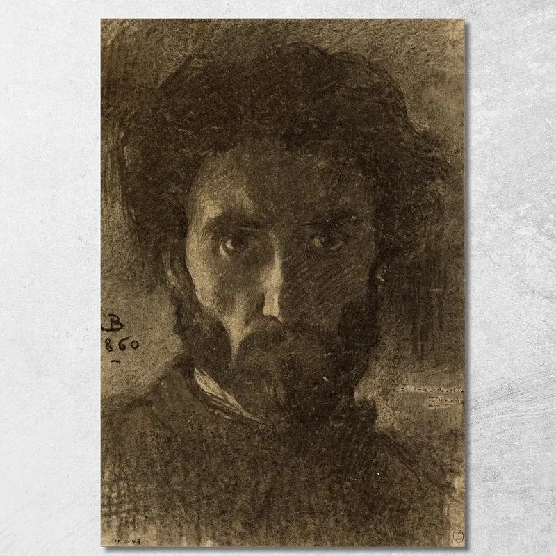 Retrato Del Artista Léon Bonnat cuadro en lienzo