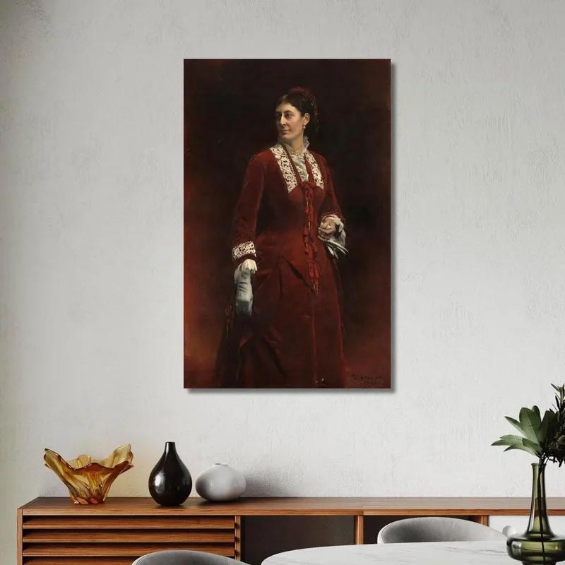 Ritratto Di Signora Georges Erhler Léon Bonnat