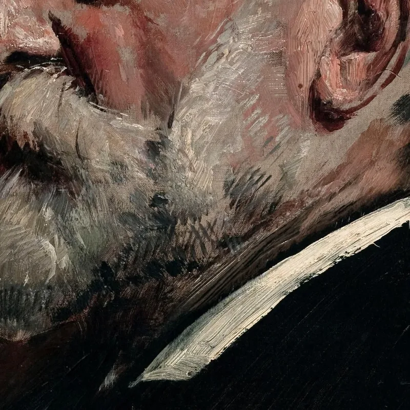 Porträt Von Henri Harpignies Léon Bonnat