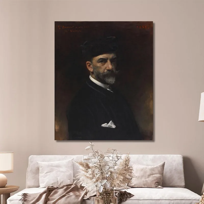 Porträt Des Künstlers Léon Bonnat