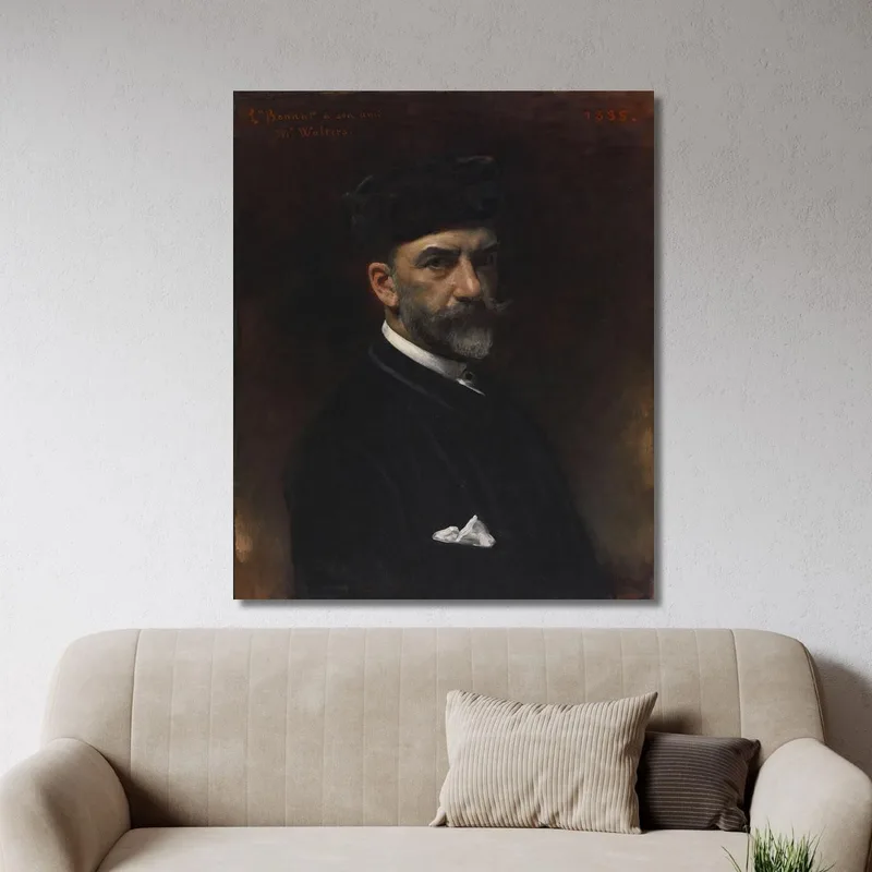 Porträt Des Künstlers Léon Bonnat
