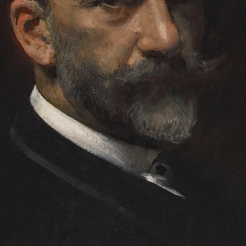 Porträt Des Künstlers Léon Bonnat