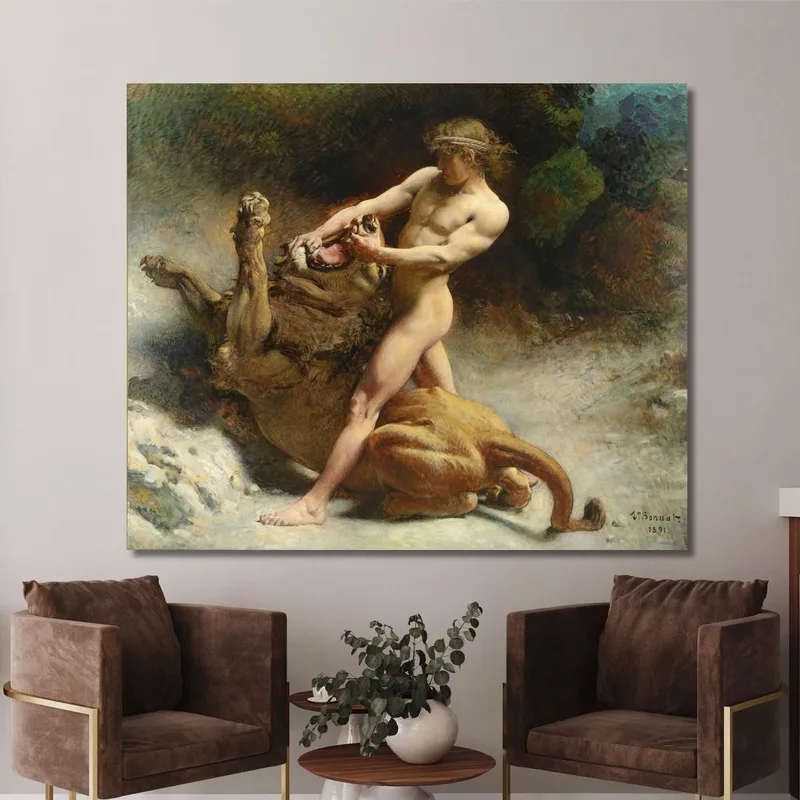 Samson'S Youth Léon Bonnat