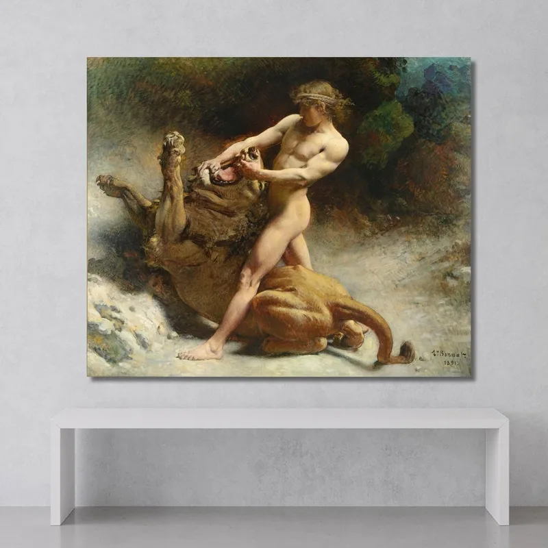 Samson'S Youth Léon Bonnat