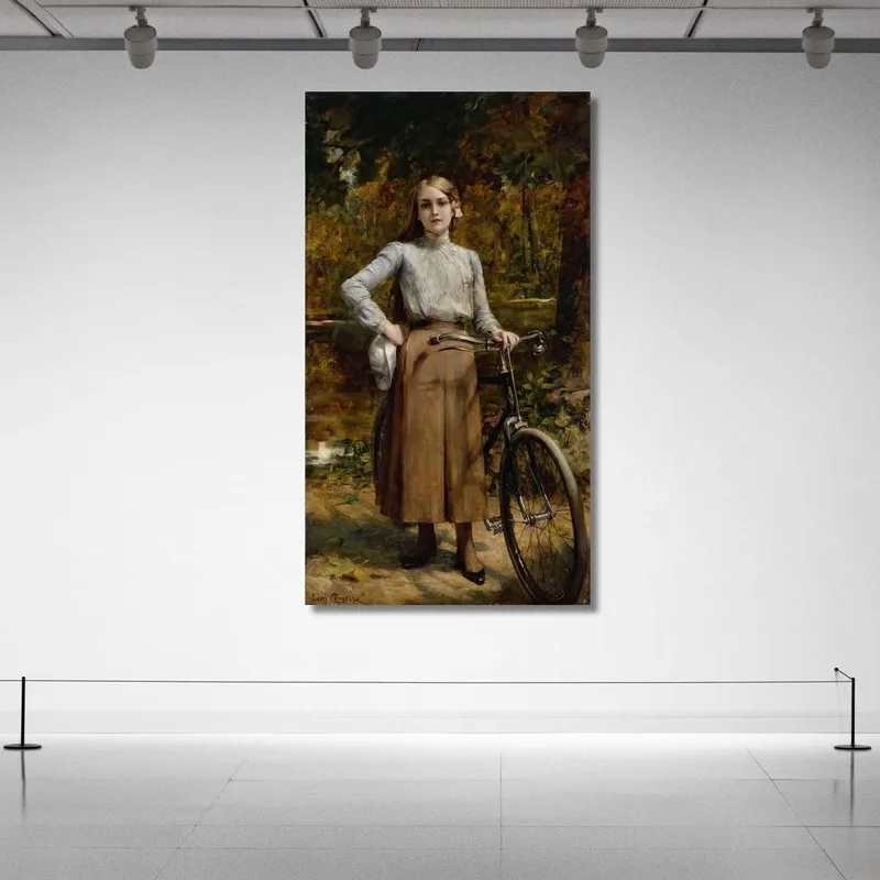Fahrrad Im Vésinet Léon François Comerre