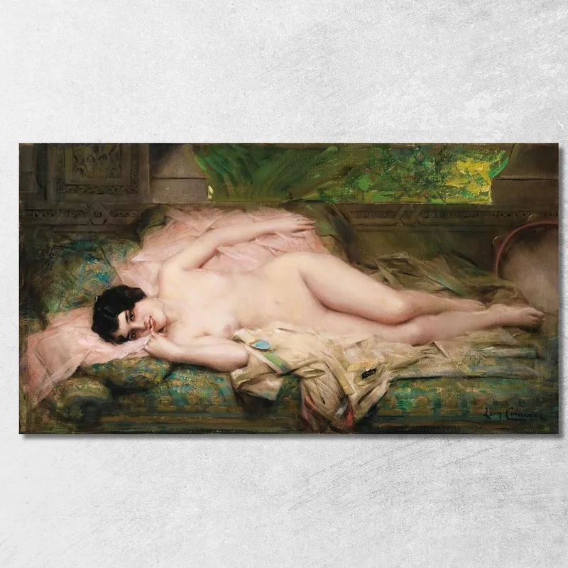Fiore D'Andalusia Léon François Comerre quadro stampa su tela
