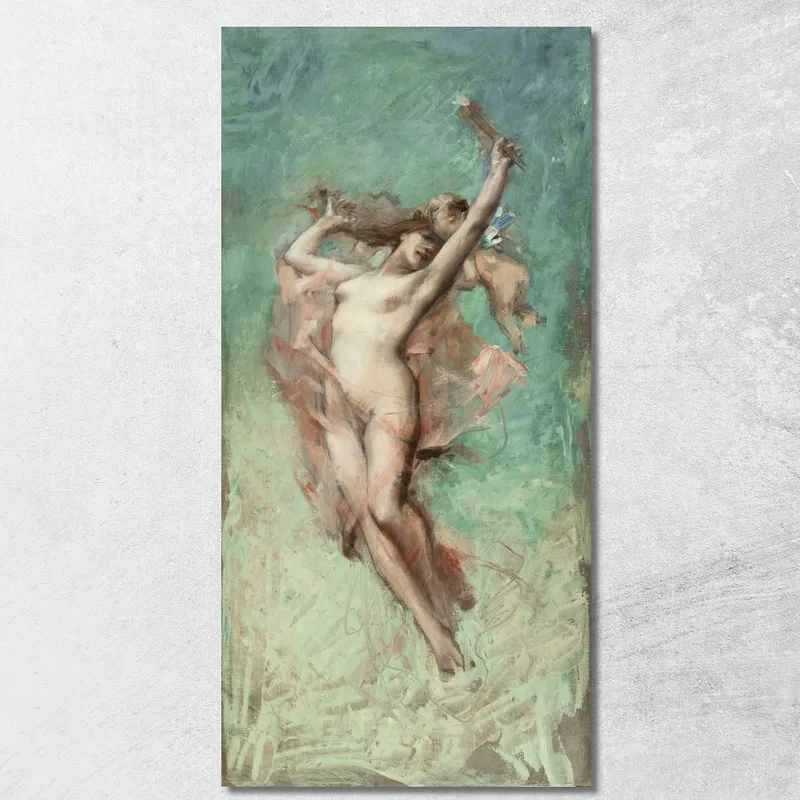 Il Giorno Léon François Comerre quadro stampa su tela