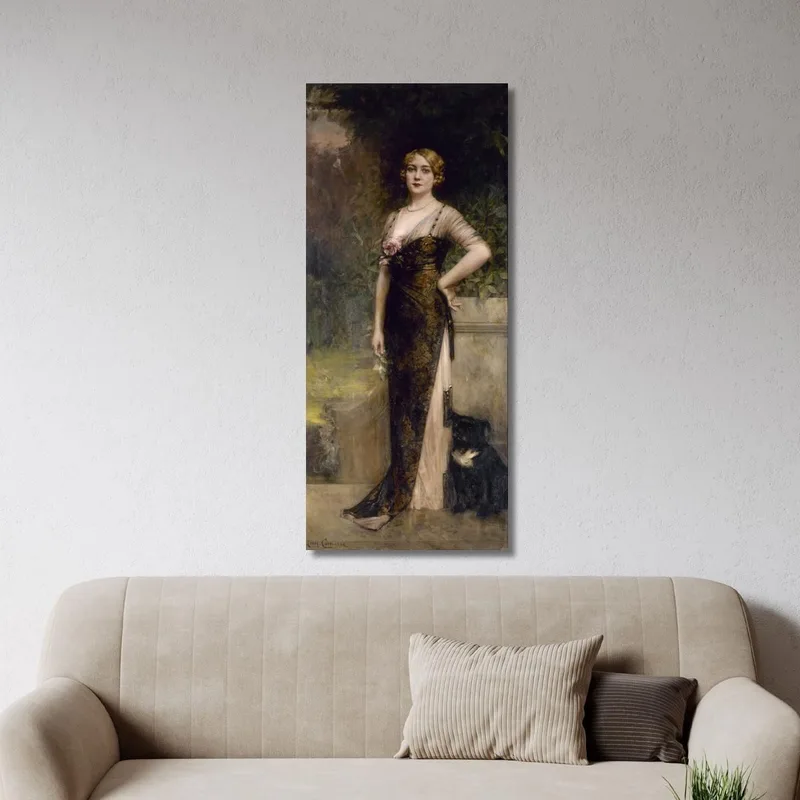 Portrait De Madame Jean Maillard-Norbert Léon François Comerre