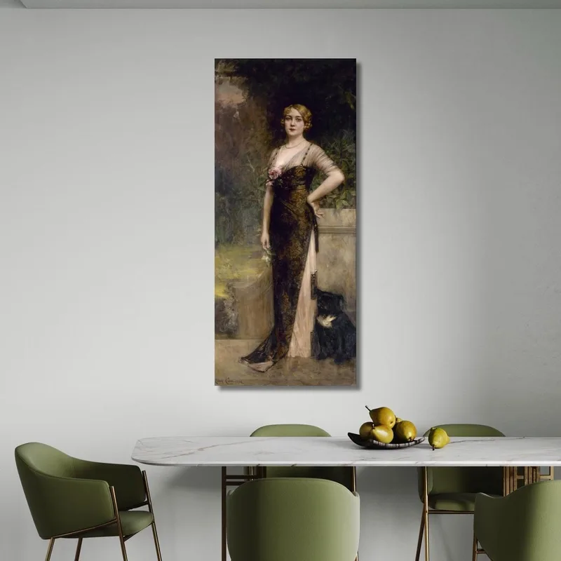 Portrait De Madame Jean Maillard-Norbert Léon François Comerre
