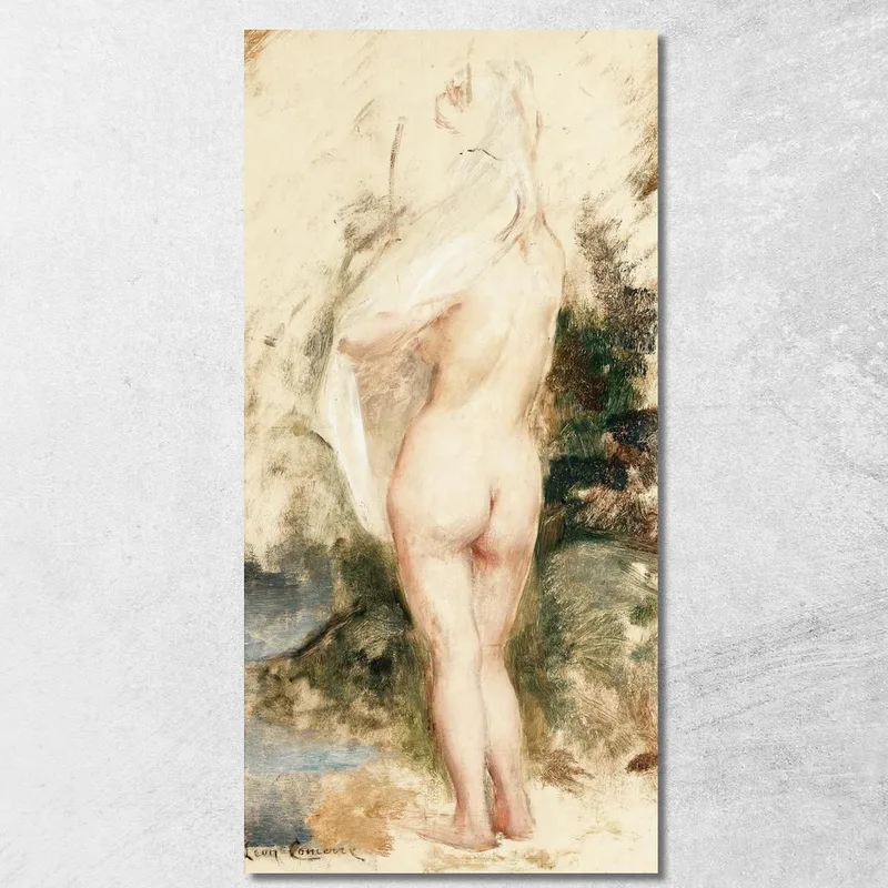 Studio Di Una Donna Nuda Léon François Comerre quadro stampa su tela