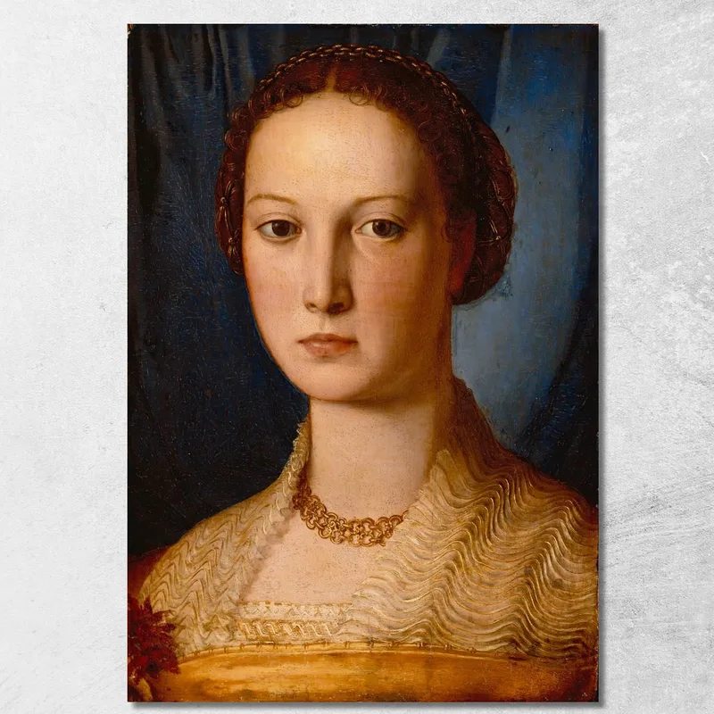 Costanza Da Sommaia Agnolo Bronzino quadro stampa su tela