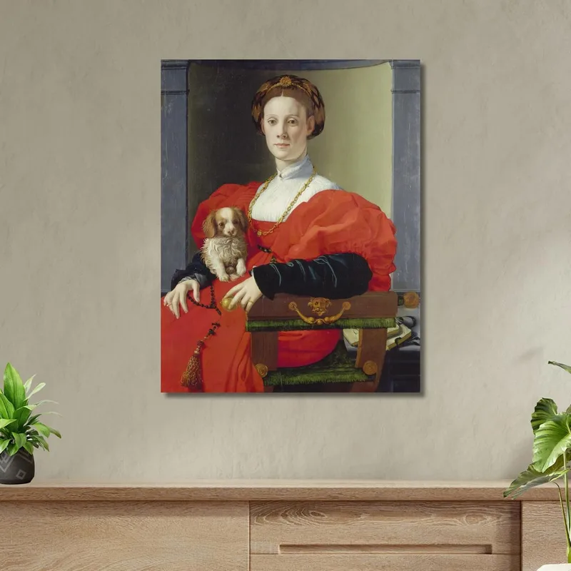 Ritratto Di Dama In Rosso Francesca Salviati Agnolo Bronzino