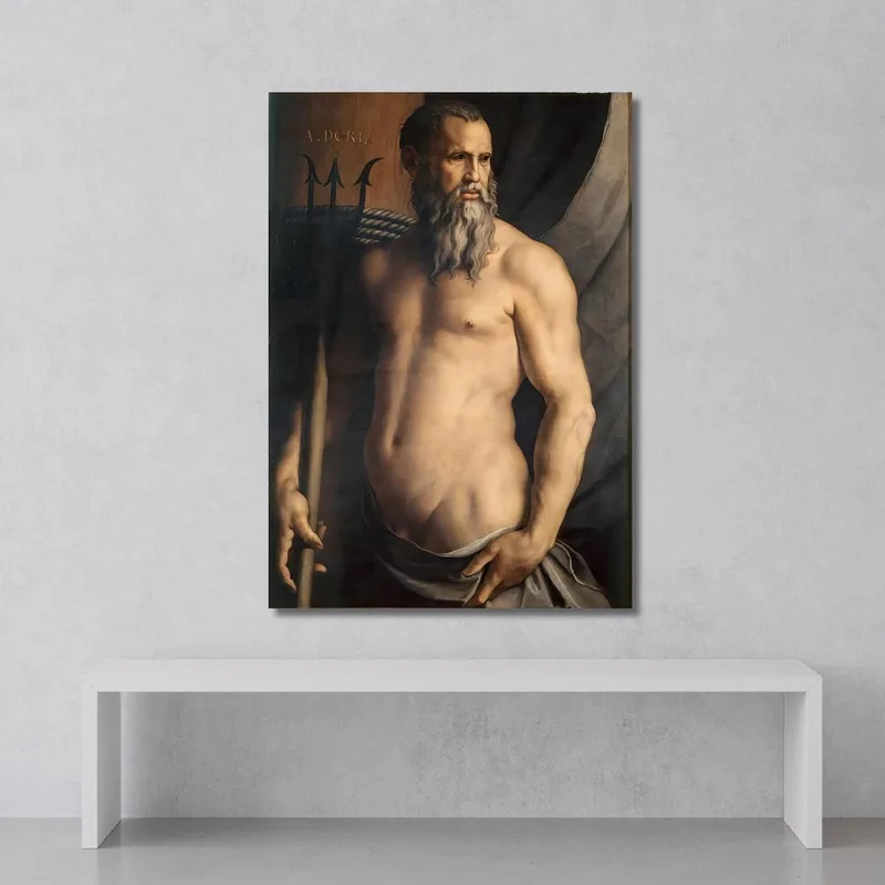 Portrait D'Andrea Doria En Neptune Agnolo Bronzino