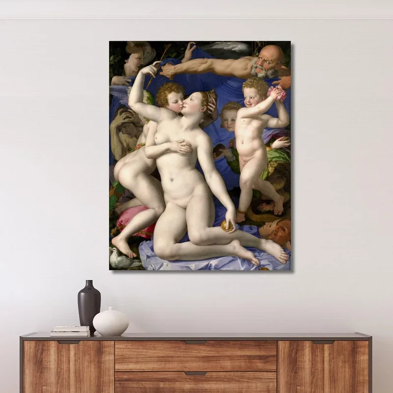 Venus Cupido La Locura Y El Tiempo Agnolo Bronzino