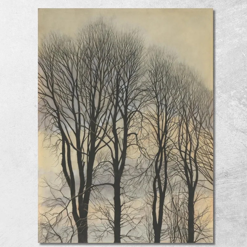 Albero E Cielo Léon Spilliaert quadro stampa su tela