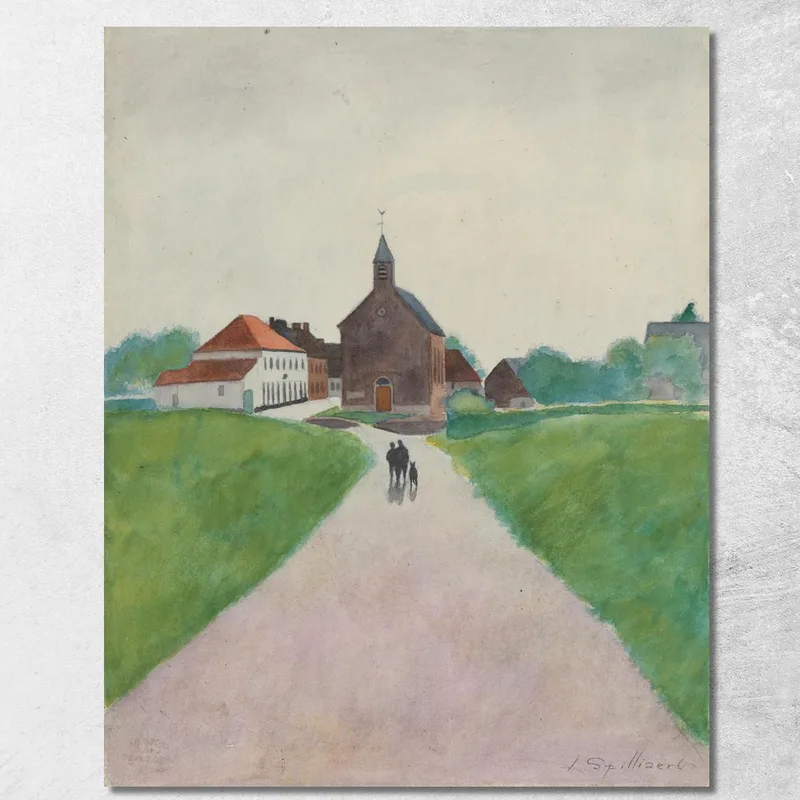 Quando Nanette Fu Perduta Pl. 4 Léon Spilliaert quadro stampa su tela