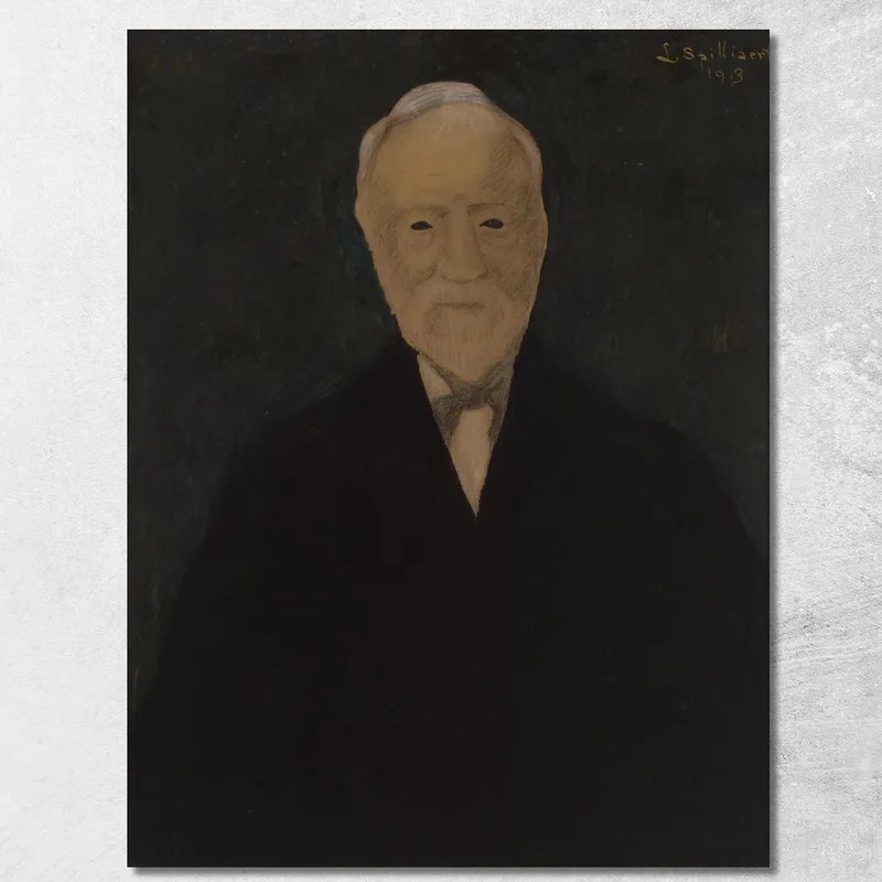Ritratto Di Andrew Carnegie Léon Spilliaert quadro stampa su tela