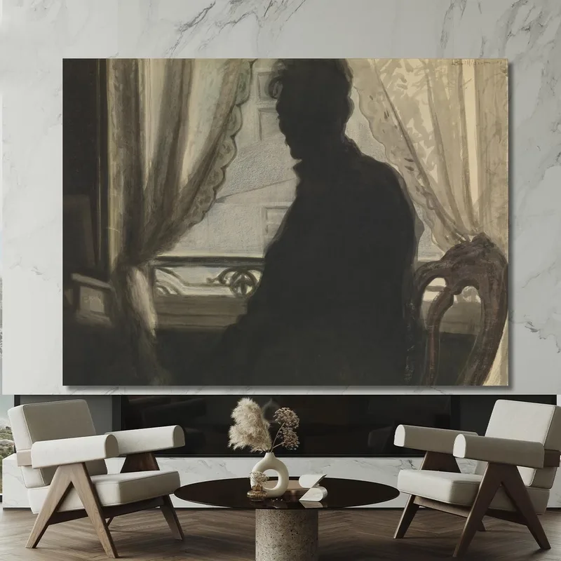 Silhouette Du Peintre Léon Spilliaert