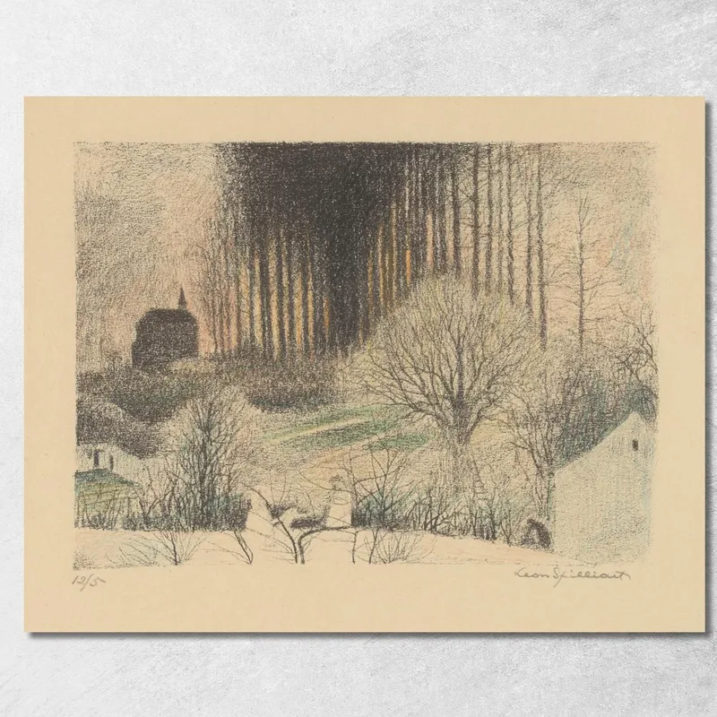 Siti Brabanti 7 Léon Spilliaert quadro stampa su tela