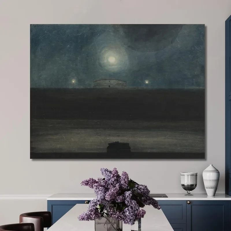 Spiaggia Con La Luna Léon Spilliaert