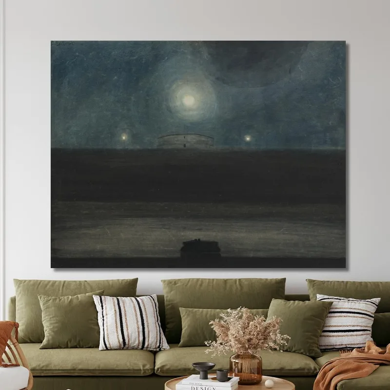 Spiaggia Con La Luna Léon Spilliaert