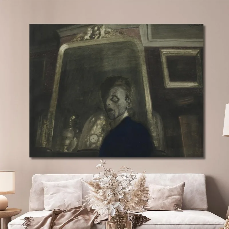 Autoportrait Au Miroir Léon Spilliaert
