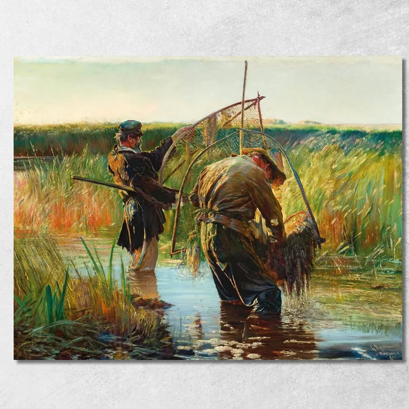 Fischer Leon Wyczółkowski drucken auf leinwand