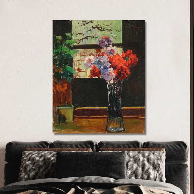 Flowers In A Vase Leon Wyczółkowski