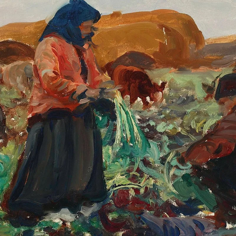 Cosecha De Remolachas Ii Leon Wyczółkowski