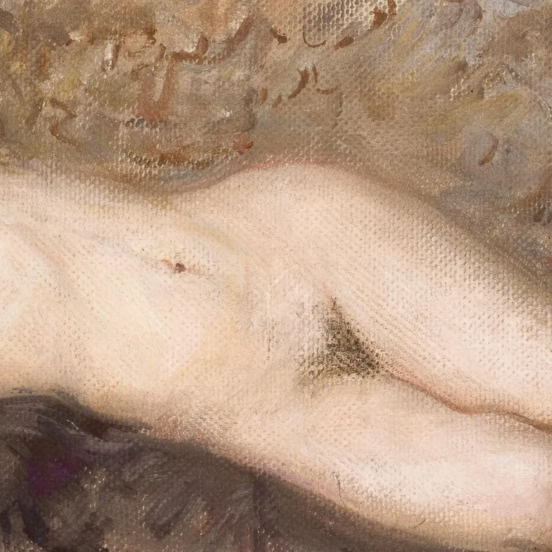 Mujer Desnuda Acostada Leon Wyczółkowski