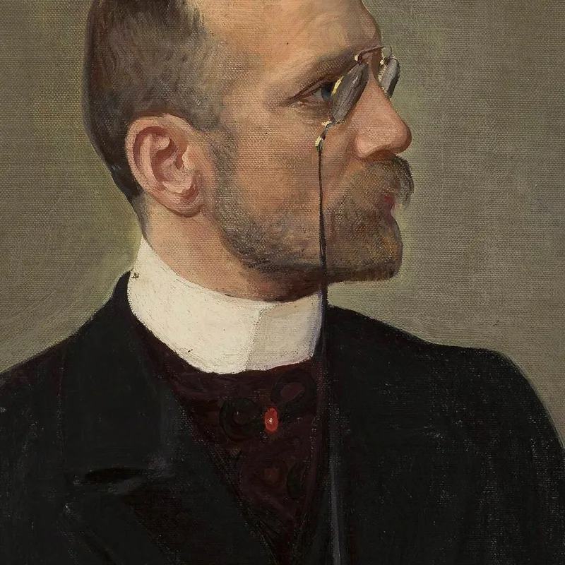 Portrait Of Mikołaj Brzeski Leon Wyczółkowski