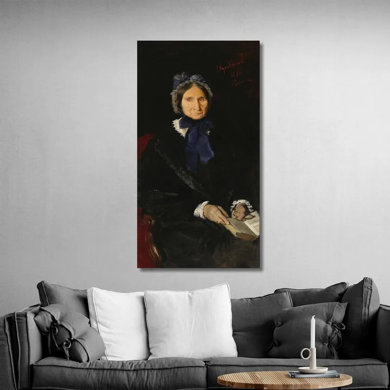 Portrait De Mme Falińska Grand-Mère De L'Artiste Leon Wyczółkowski