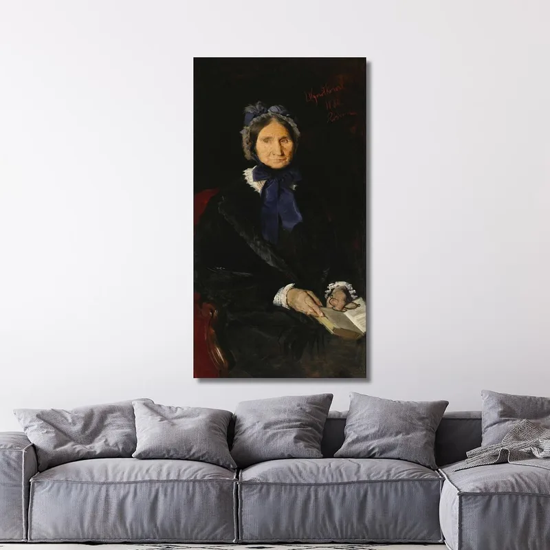 Portrait De Mme Falińska Grand-Mère De L'Artiste Leon Wyczółkowski
