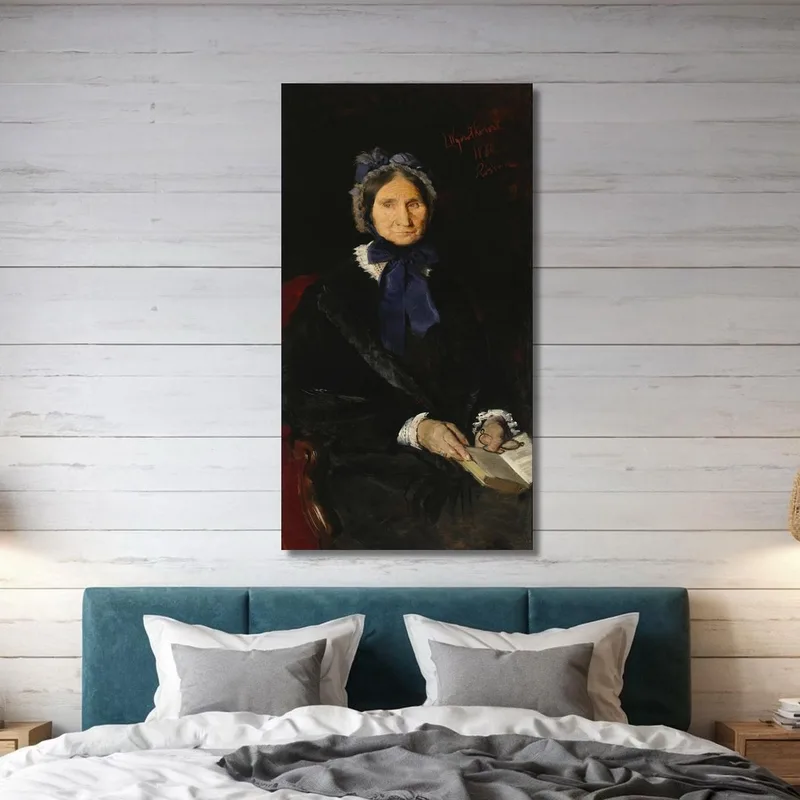 Portrait De Mme Falińska Grand-Mère De L'Artiste Leon Wyczółkowski