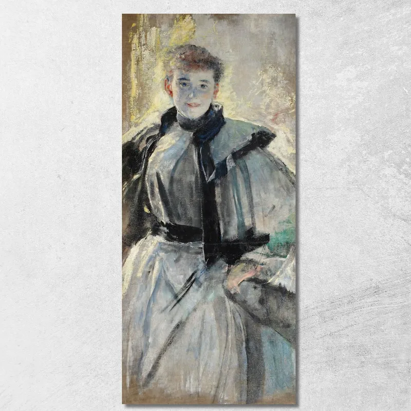 Retrato De Wanda Kossuth Leon Wyczółkowski cuadro en lienzo