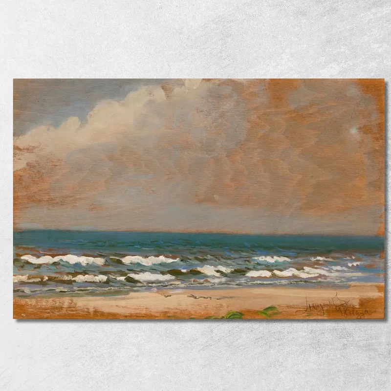 Paisaje Marino De Połąga Leon Wyczółkowski cuadro en lienzo