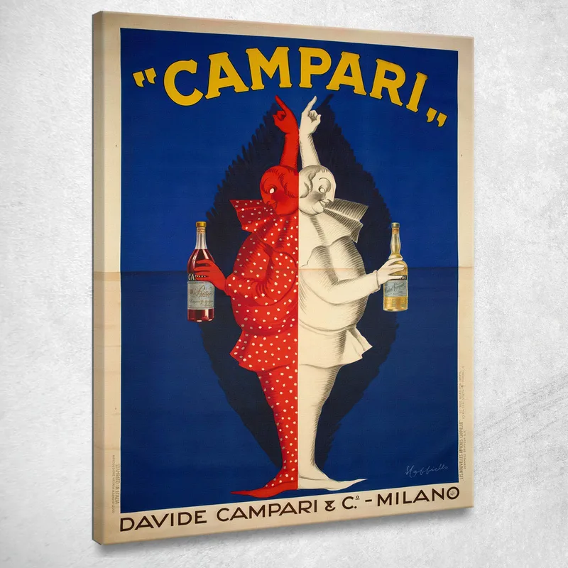 Campari Leonetto Cappiello drucken auf leinwand