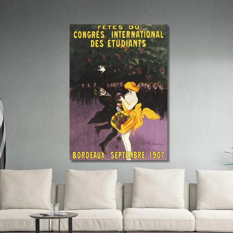 Celebrations Of The International Student Congress Bordeaux Leonetto Cappiello