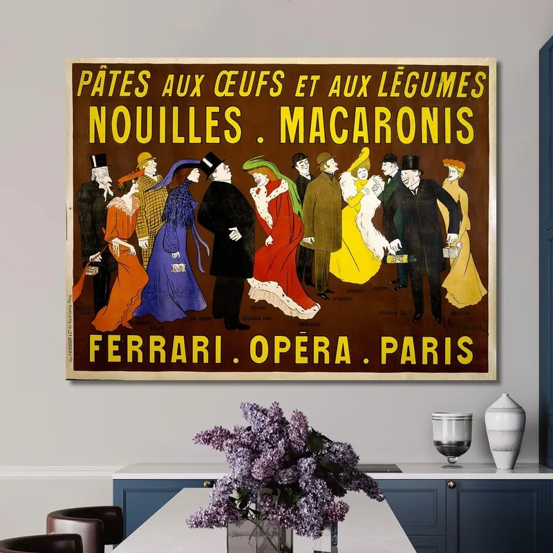 Plakat Für Nudeln Und Pasta Leonetto Cappiello