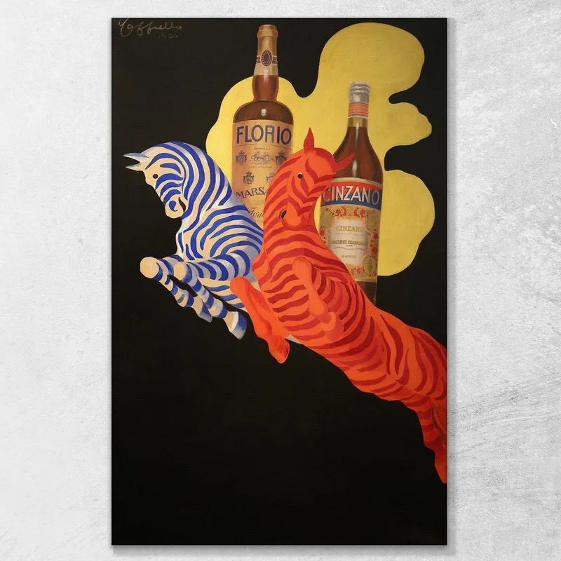 Poster Per Florio Cinzano Leonetto Cappiello