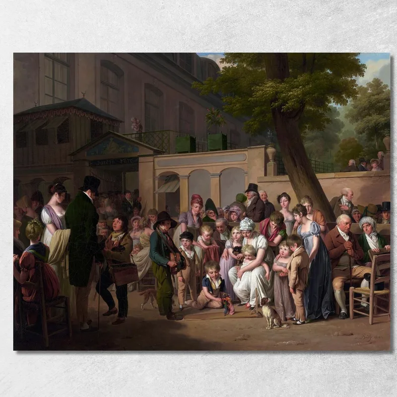 Eingang Zum Jardin Turc Louis Léopold Boilly drucken auf leinwand