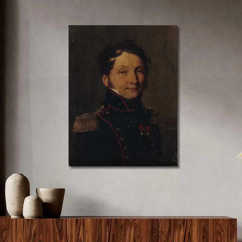Portrait Known As Captain Jules Raulin Louis Léopold Boilly