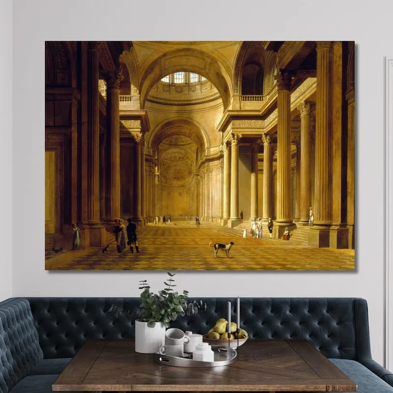 Interior View Of The Panthéon Louis Léopold Boilly