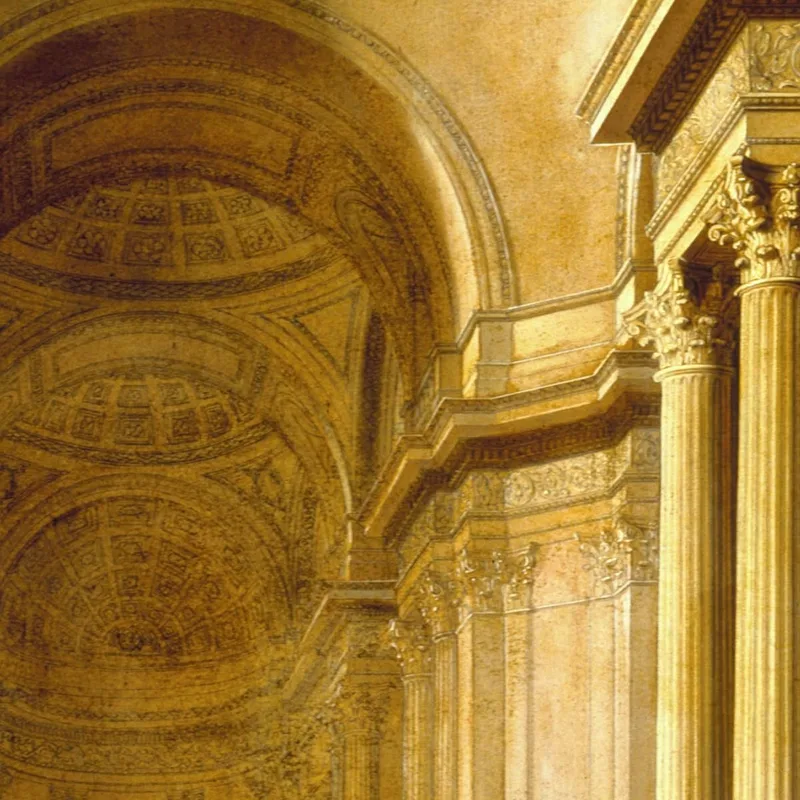 Interior View Of The Panthéon Louis Léopold Boilly