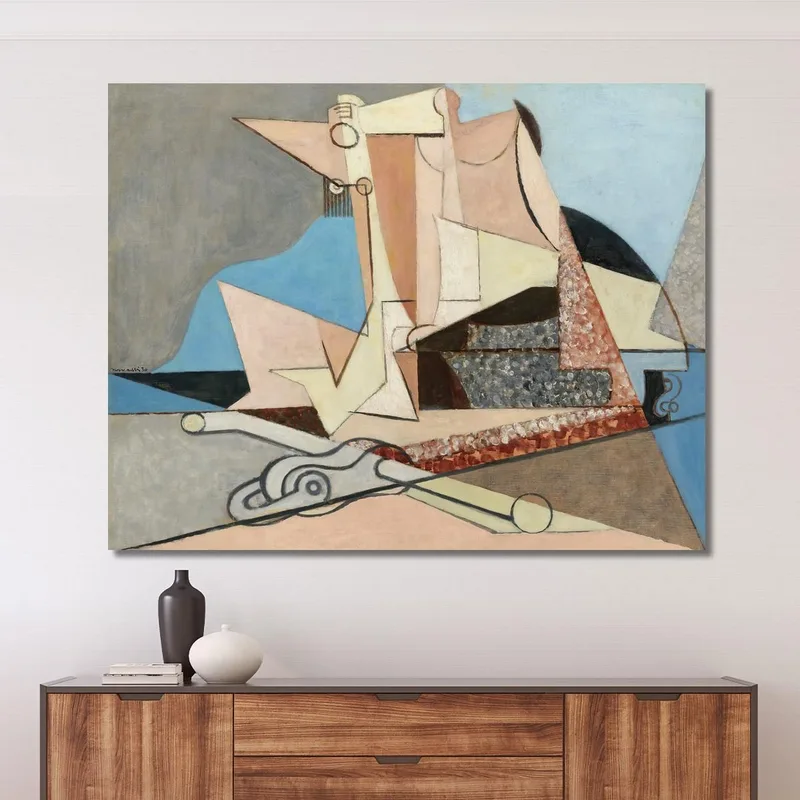 Figuren Und Meeresanker Louis Marcoussis