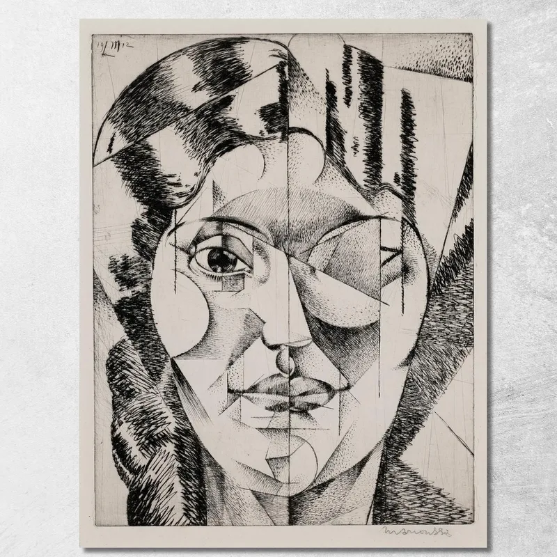 La Bella Martinicana Louis Marcoussis quadro stampa su tela