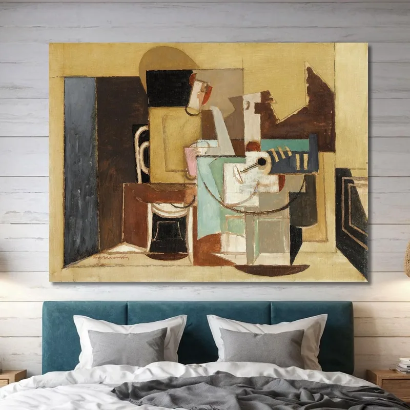 Personaggio Seduto A Una Tavola Rotonda Louis Marcoussis